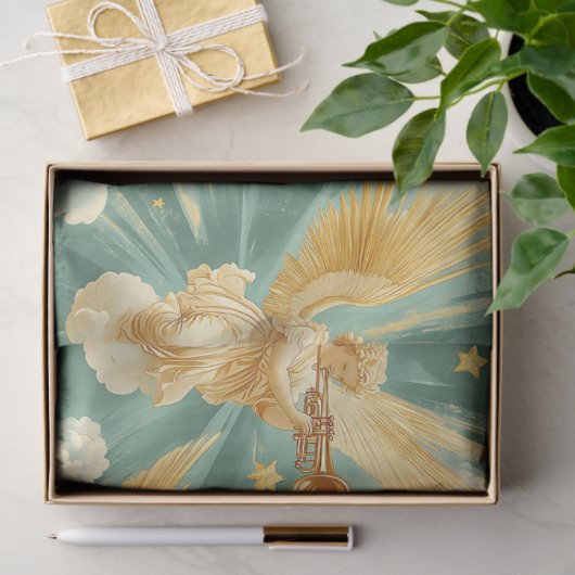 A Singing Angel Choir Series Design #12 Tissuepapier (Geschenk)