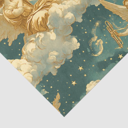 A Singing Angel Choir Series Design #13 Tissuepapier (Detail)