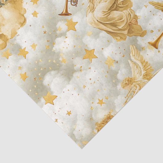 A Singing Angel Choir Series Design #15 Tissuepapier (Detail)