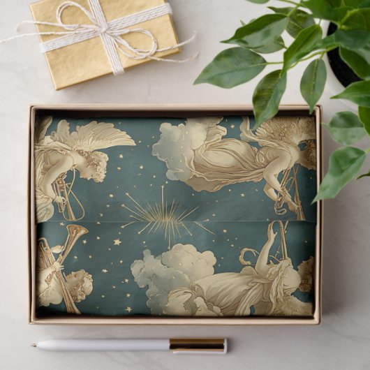 A Singing Angel Choir Series Design #16 Tissuepapier (Geschenk)