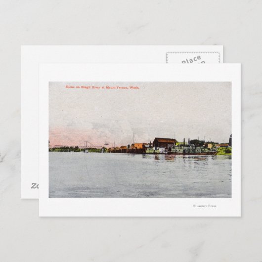 A Skagit River Scene Briefkaart (Voorkant / Achterkant)