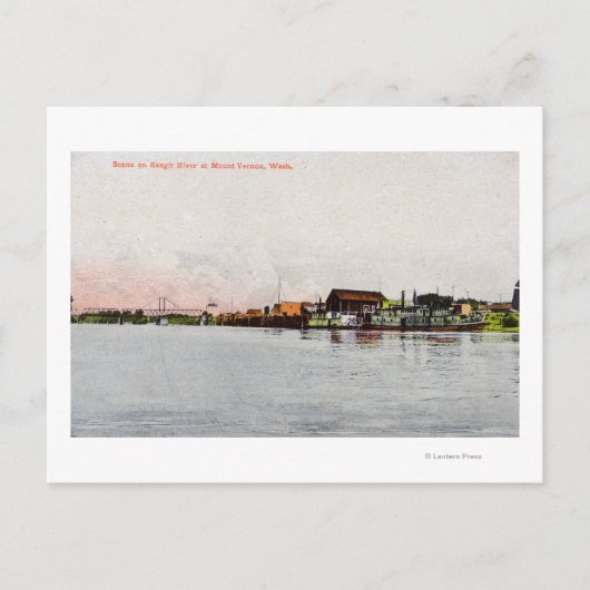 A Skagit River Scene Briefkaart (Voorkant)