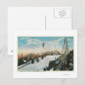 A Ski Tournament Jump Briefkaart (Voorkant / Achterkant)