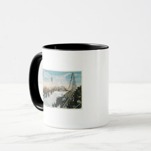 A Ski Tournament Jump Mok (Voorkant links)