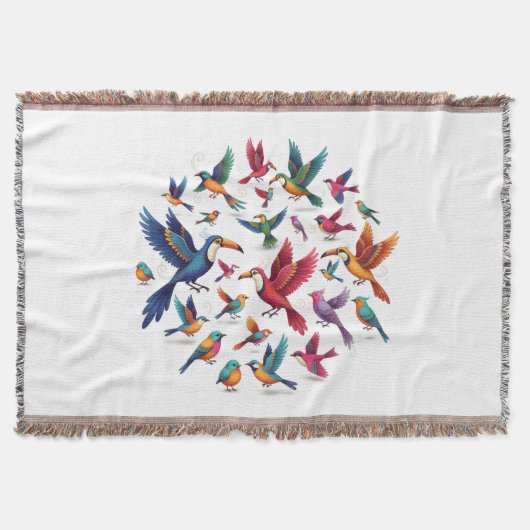 A Sky Painted with Wings Deken (Voorkant)