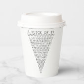 A Slice of Pi Party Papieren Bekers (Voorkant)