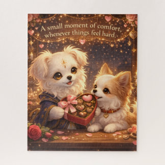 A Small Moment of Comfort – Valentine Jigsaw Puzzl Legpuzzel