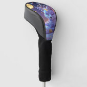 A small Star Whisper Moonlit Fox sleeping peaceful Golfheadcover (Schuin)