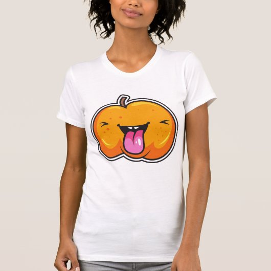 A smile funny design girl T-shirt (Voorkant)