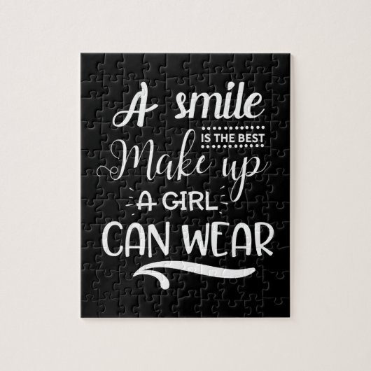 A Smile Is Best Makeup Legpuzzel (Verticaal)