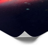 A Smoky red and Green Christmas Tree 24x36 Wall Poster (Hoek)