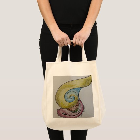 A Sneaky Smile Tote Bag (Voorkant (product))