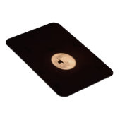 A Snow Goose Against A Full Moon | New Mexico Magneet (Rechterzijde)