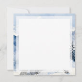 A Snow Leopard on Snowy Peak Kaart (Achterkant)