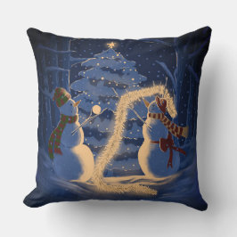 A Snowman Christmas Kussen