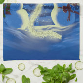 A Snowman Christmas Theedoek (Gevouwen)