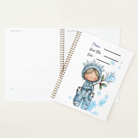 A Snowy Day Book Planner Cover (Display)