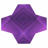 A soccer ball with a unique geometric purple  voetbal (Enkel)