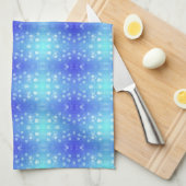 A soft blankets displayed in horizontal  theedoek (Quarter Fold)