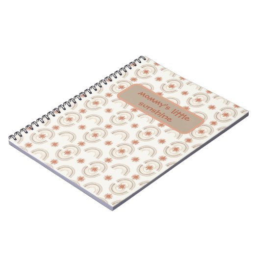 A soft, boho-inspired baby design notitieboek (Linkerzijde)