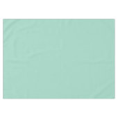 A soft mint muted solid color. tafelkleed (Voorkant (Horizontaal))