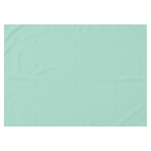A soft mint muted solid color. tafelkleed (Voorkant (Horizontaal))
