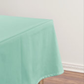 A soft mint muted solid color. tafelkleed (Voorbeeld)