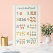 A soft pastel numbers🧸✨ acryl bord (Huwelijk)