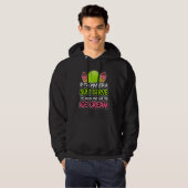 A Soft Serve Get Ice Cream Tennis Athlete Coach Hoodie (Voorkant volledig)