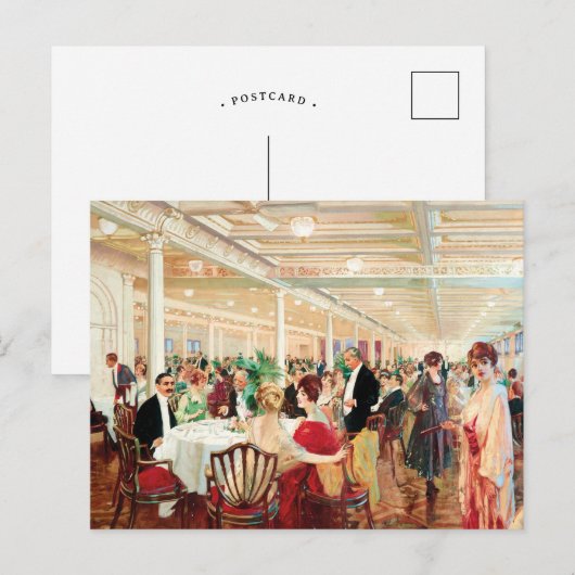 A Soirée | Victor Gabriel Gilbert Briefkaart (Voorkant / Achterkant)