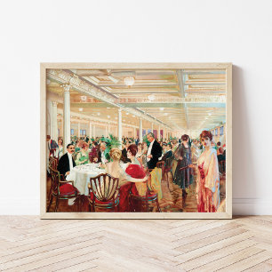 A Soirée Victor Gabriel Gilbert Poster