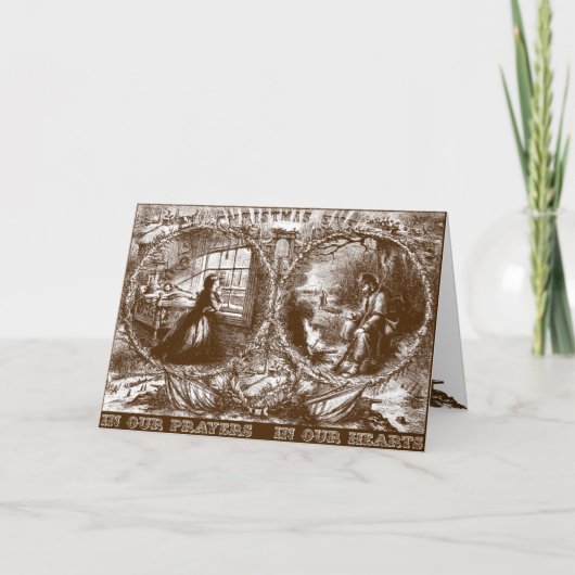 A Soldier's Christmas - Wenskaart Feestdagen Kaart (Voorkant)