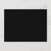 A solid black textured surface fills the entire briefkaart (Voorkant)