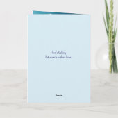 A SON BIRTHDAY CARD BEDANKKAART (Achterkant)