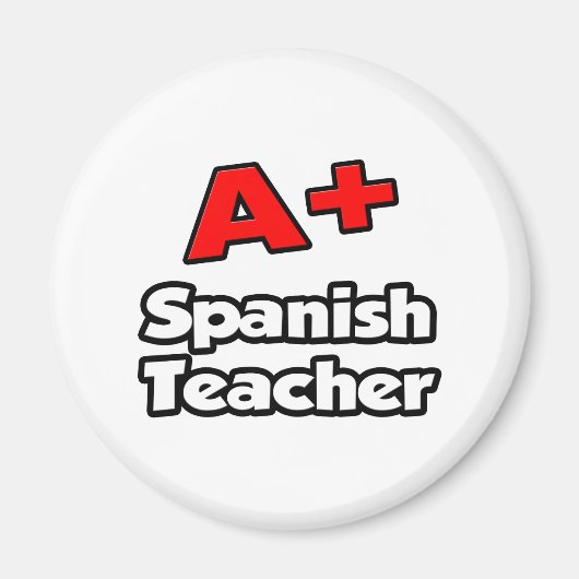 A+ Spaans leraar Magneet (Voorkant)