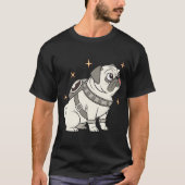 A Space Dog's Cosmic Journey T-shirt (Voorkant)