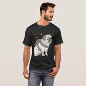 A Space Dog's Cosmic Journey T-shirt (Voorkant volledig)