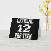 A **SPECIAL BOY ON **12th** VERJAARDAG KAART (Gele Bloem)