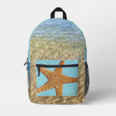 A splash of a backpack. bedrukte rugzak (Voorkant)