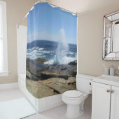 A Splash of Adventure at Schoodic Point Douchegordijn (In situ)