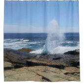 A Splash of Adventure at Schoodic Point Douchegordijn (Voorkant)