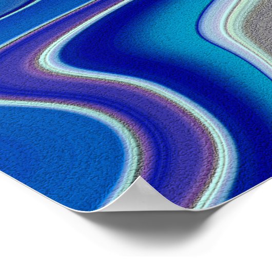 A Splash of Blue  24x24 Poster (Hoek)