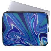 A Splash of Blue Laptop Sleeve (Voorkant)