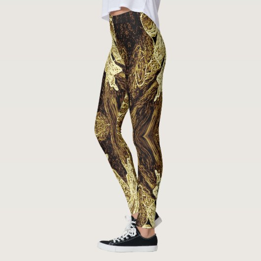 A Splash Of Golden Brown 2 Leggings (Links)