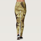 A Splash Of Golden Brown 2 Leggings (Achterkant)