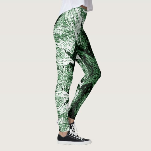 A Splash Of Green 2 Leggings (Rechts)
