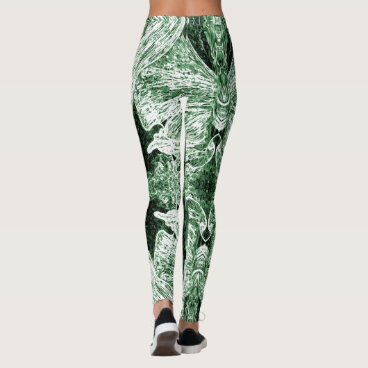 A Splash Of Green 2 Leggings (Achterkant)