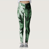 A Splash Of Green 2 Leggings (Voorkant)