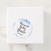 A Splash of Joy: Waterverf Baby shower Bedankjes Labels (In situ)