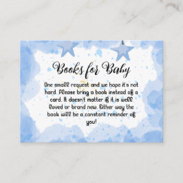 A Splash of Joy: Waterverf Baby shower Informatiekaartje